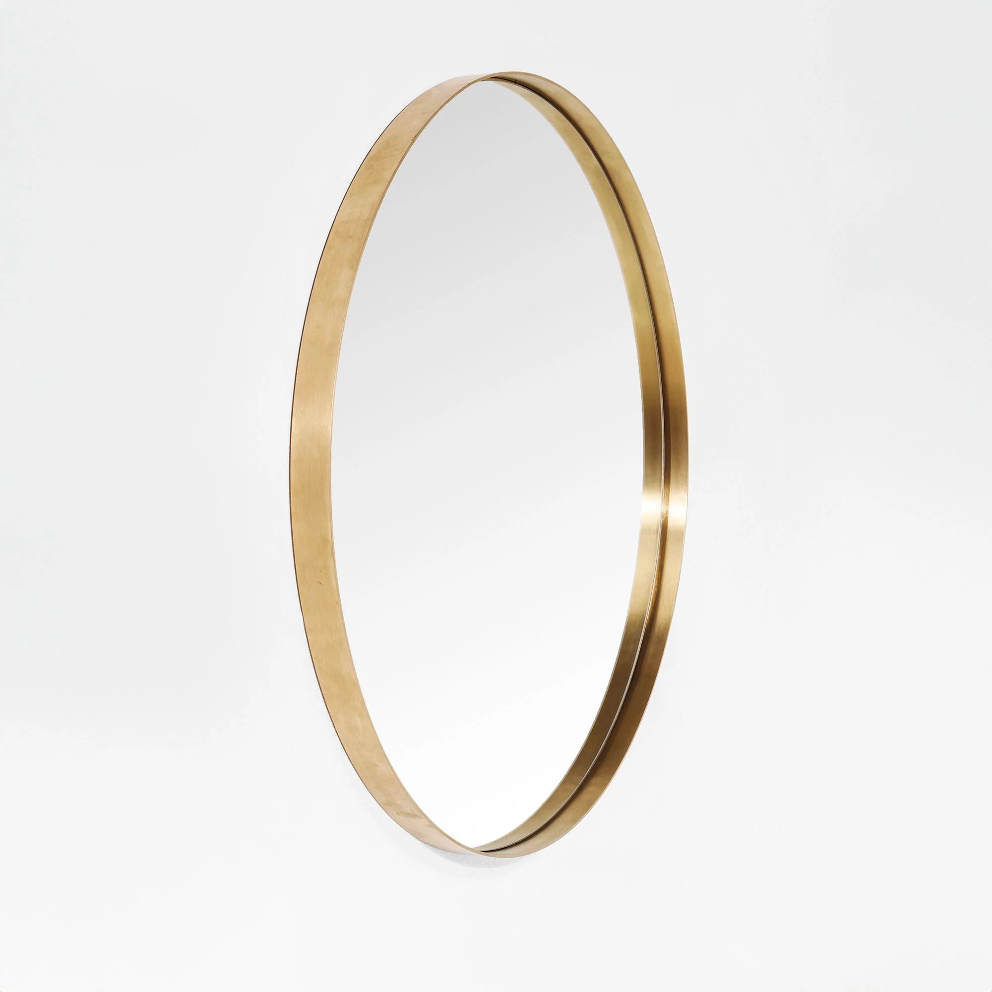 Coin Curve - Wall Mirror, Brass - Image 3