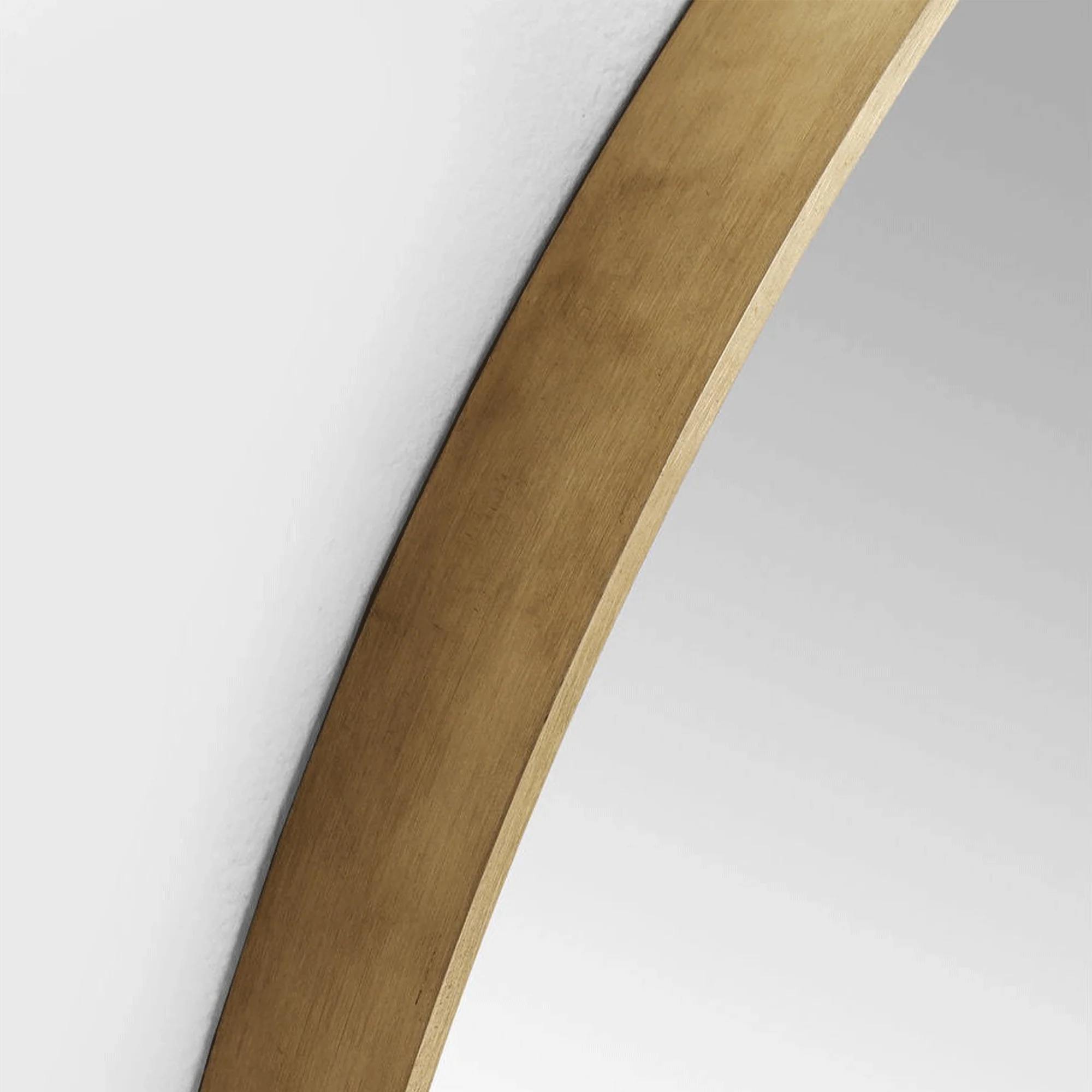 Coin Curve - Wall Mirror, Brass - Image 4