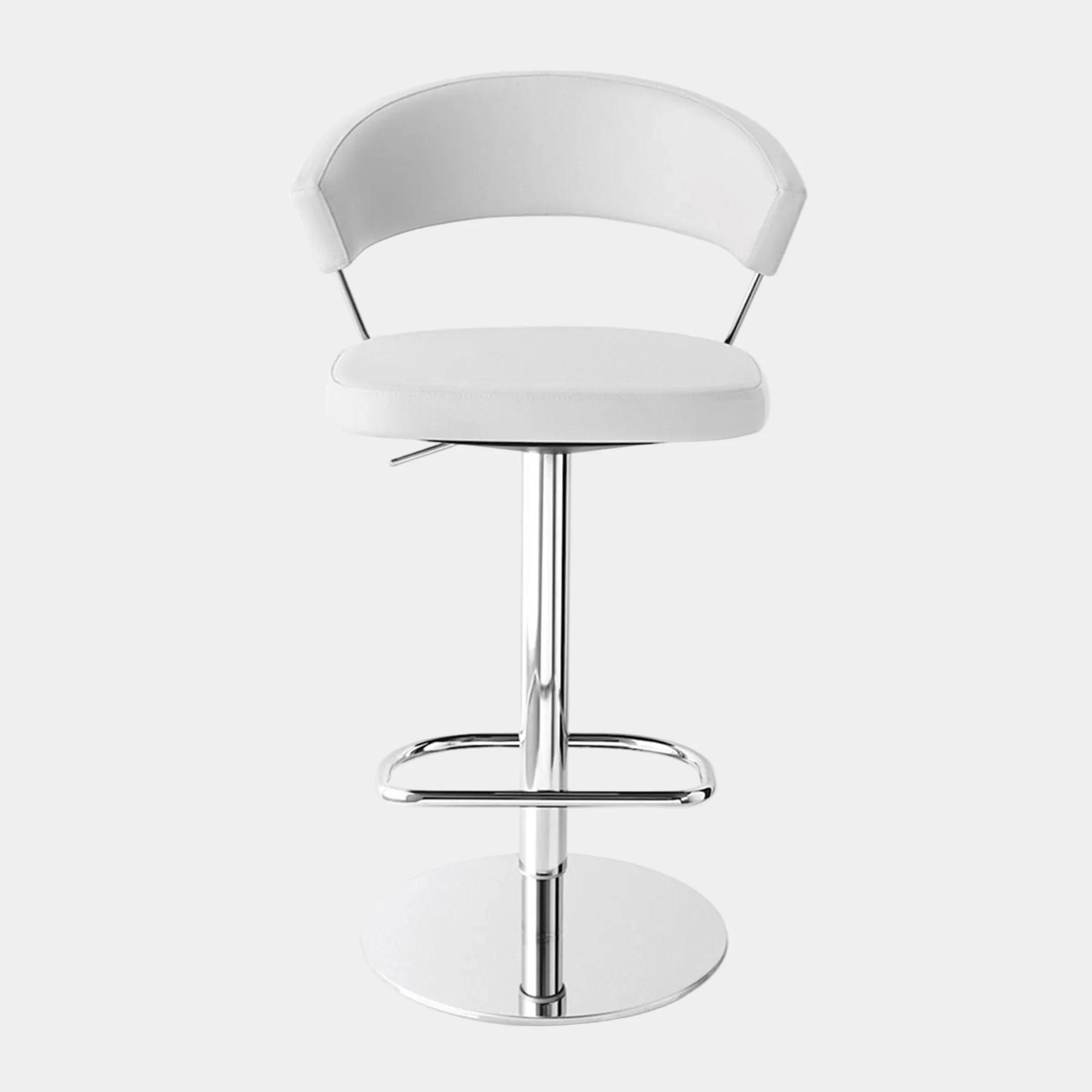 Calligaris New York - Adjustable Bar Stool, Leather - Image 4