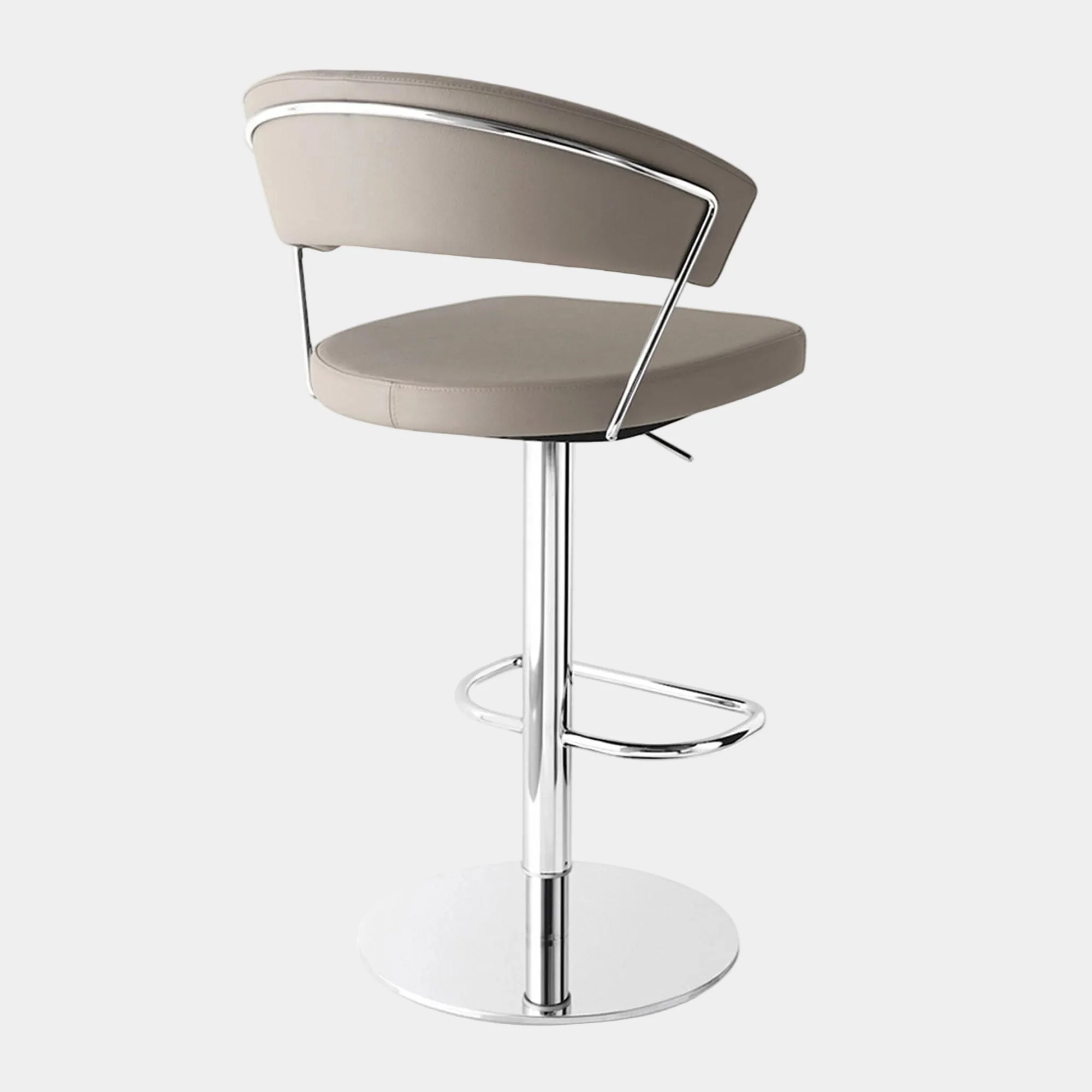 Calligaris New York - Adjustable Bar Stool, Leather - Image 7