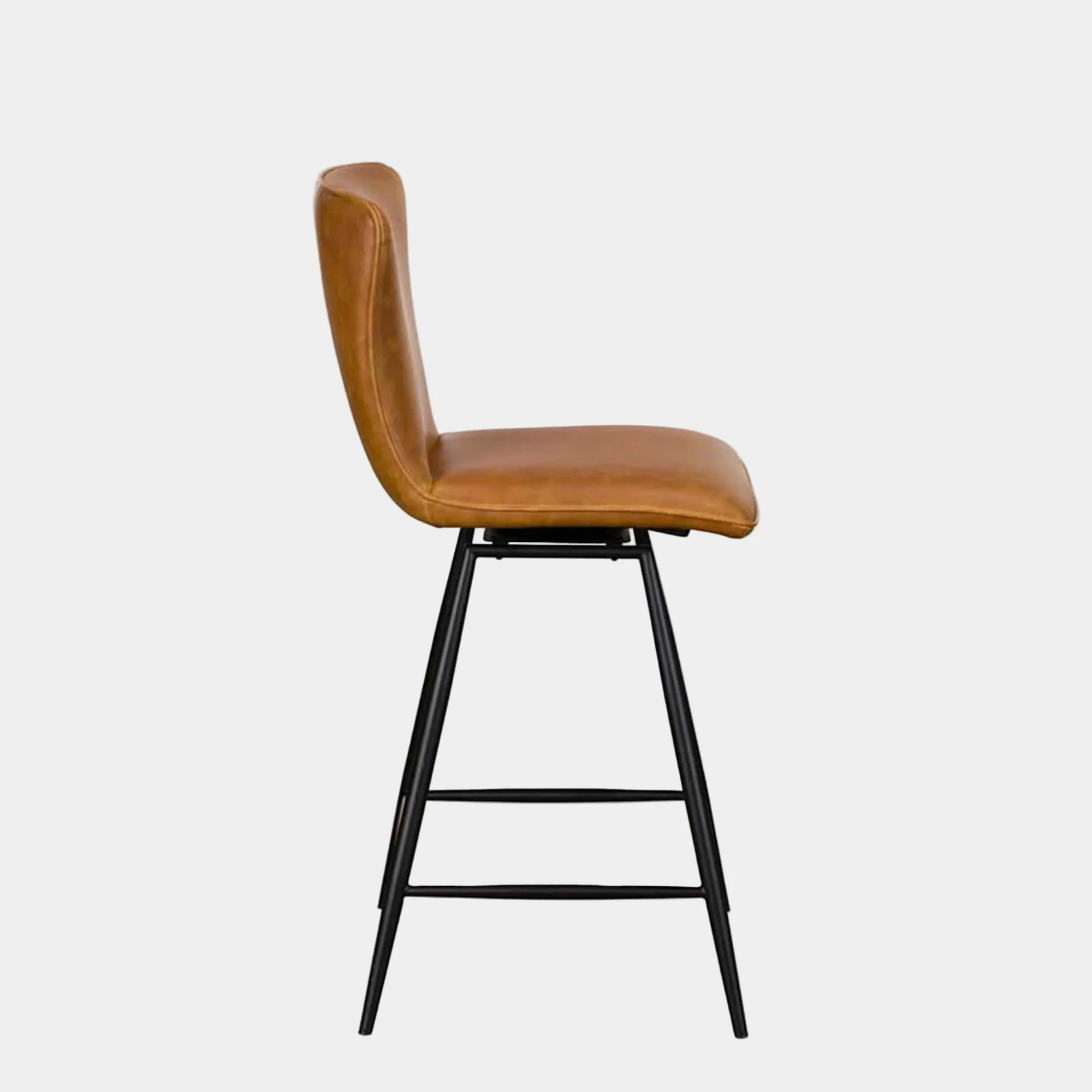 Doyle - Swivel Bar Stool, PU Leather - Image 3