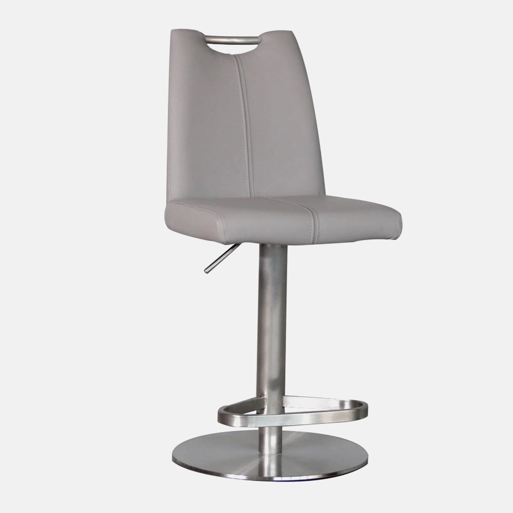 Ede - Swivel Bar Stool, PU Leather - Image 4