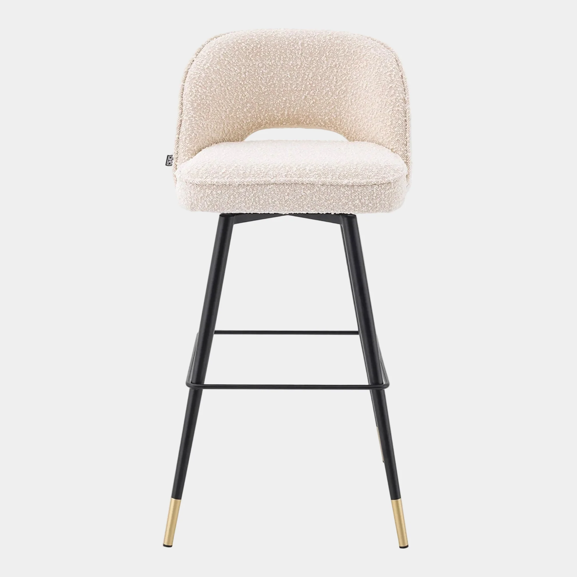 Eichholtz Cliff - Swivel Barstools Set Of 2, Velvet - Image 11