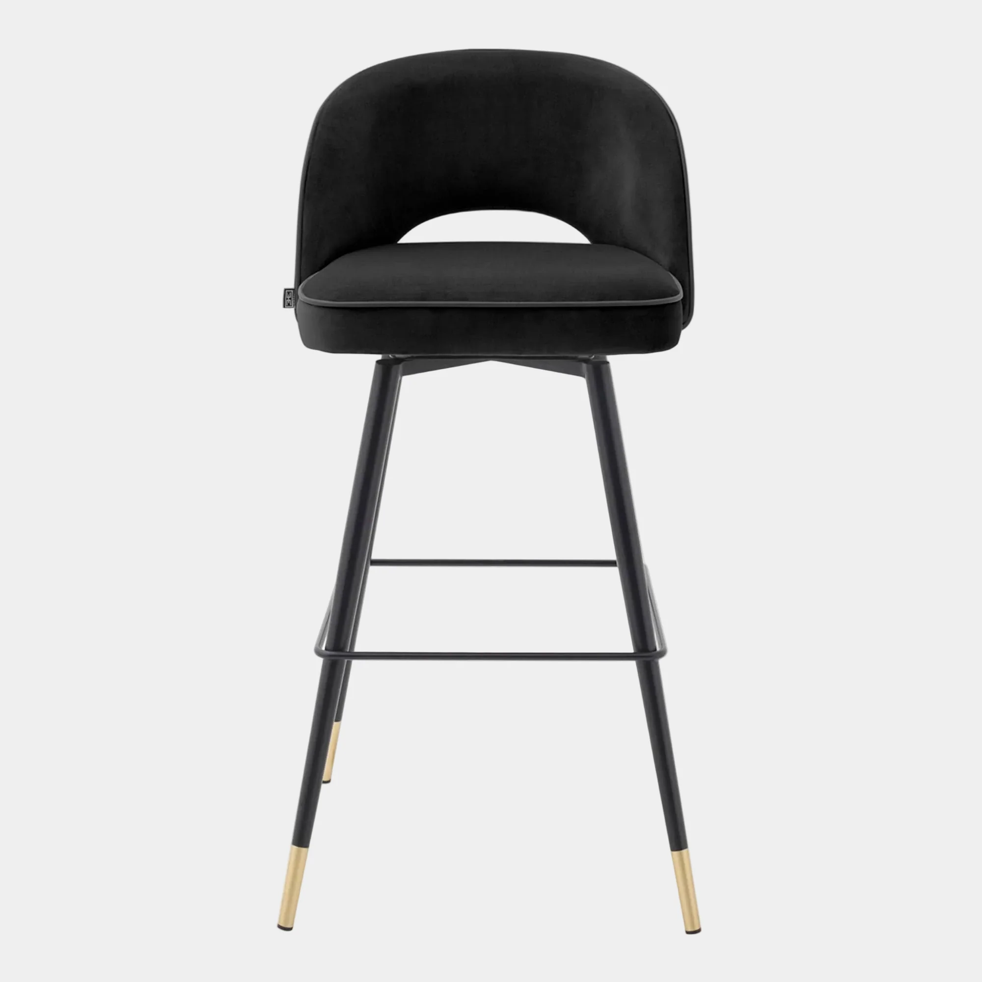 Eichholtz Cliff - Swivel Barstools Set Of 2, Velvet - Image 7