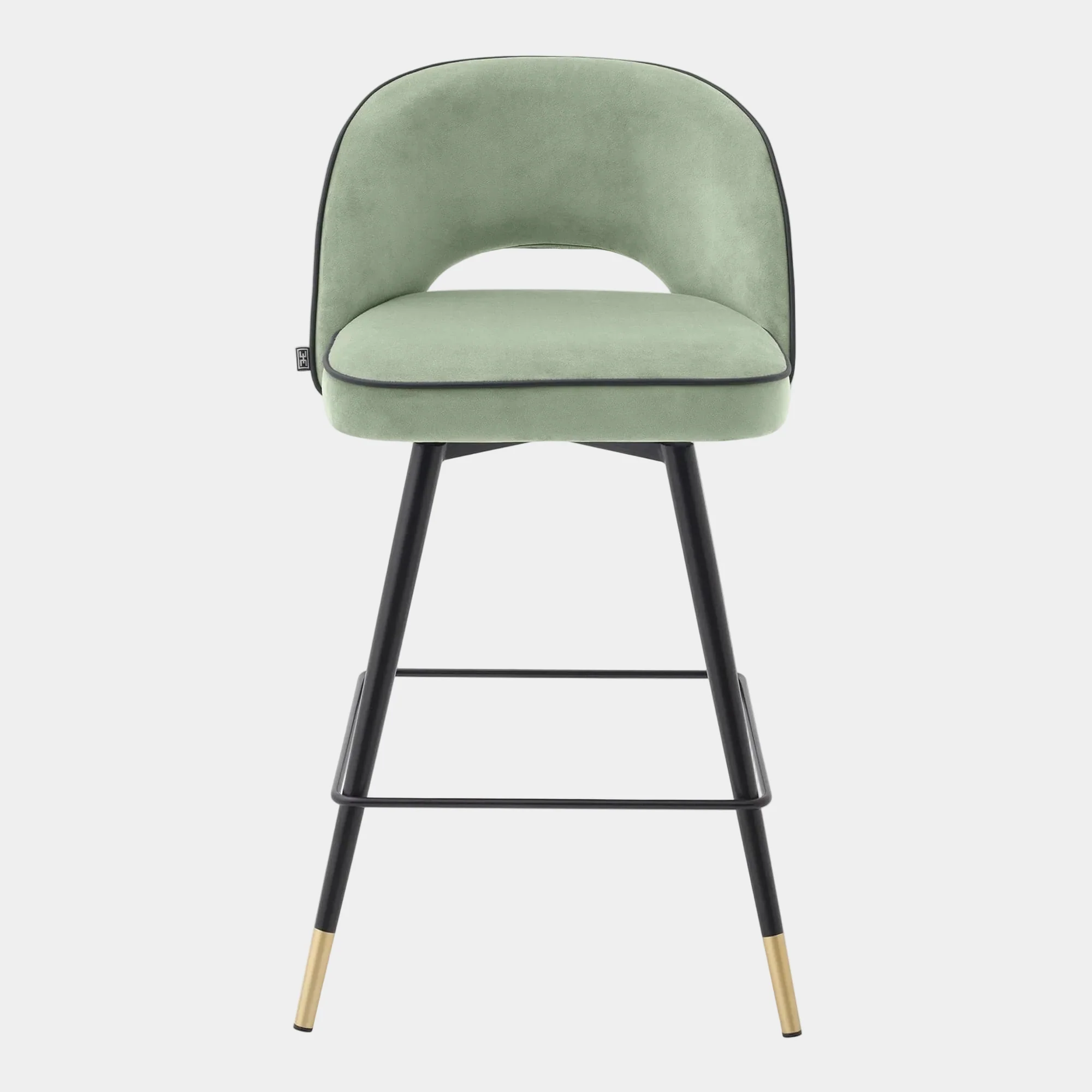 Eichholtz Cliff - Swivel Bar Stools Set Of 2, Fabric - Image 7