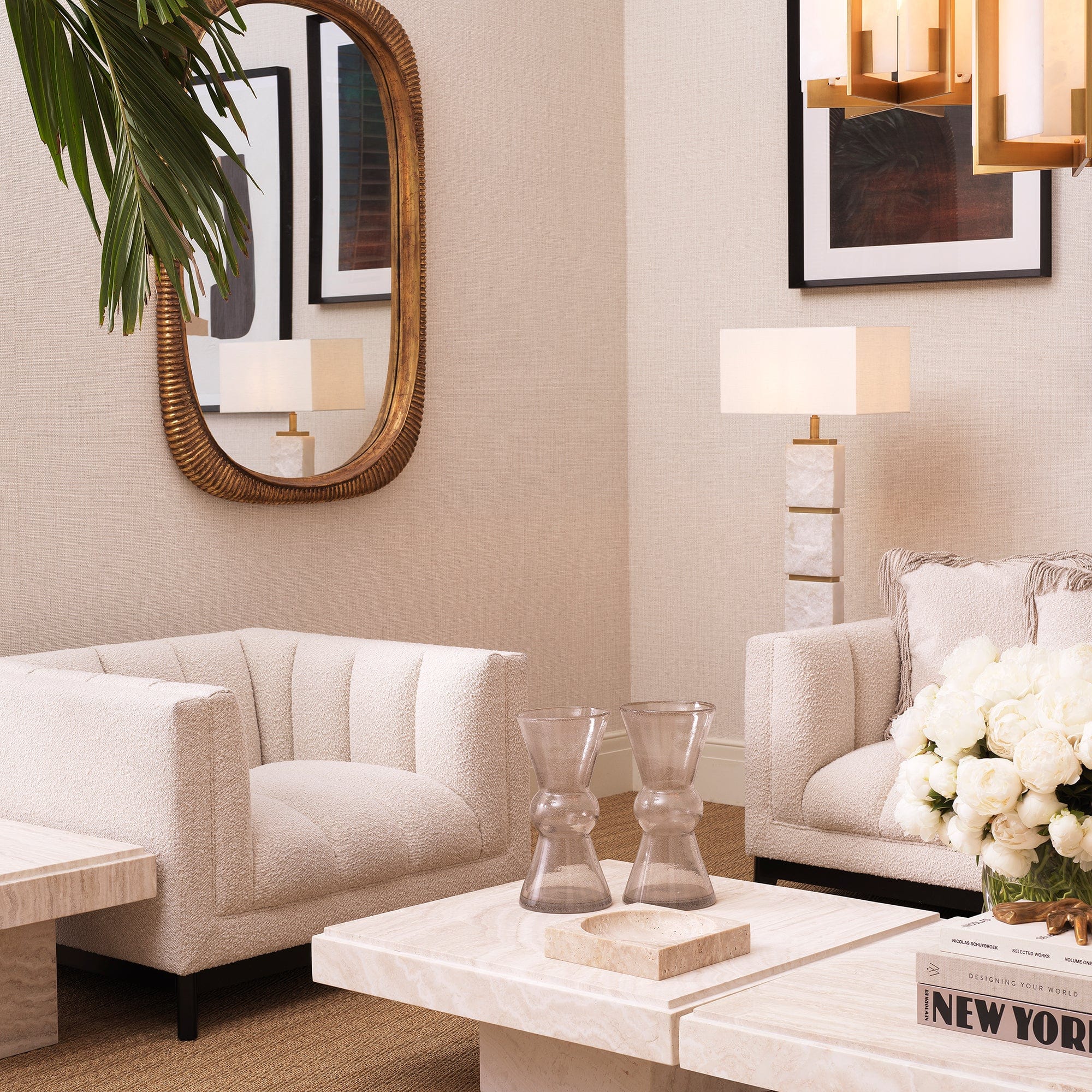 Eichholtz Sartoria - Travertine Coffee Table - Image 4