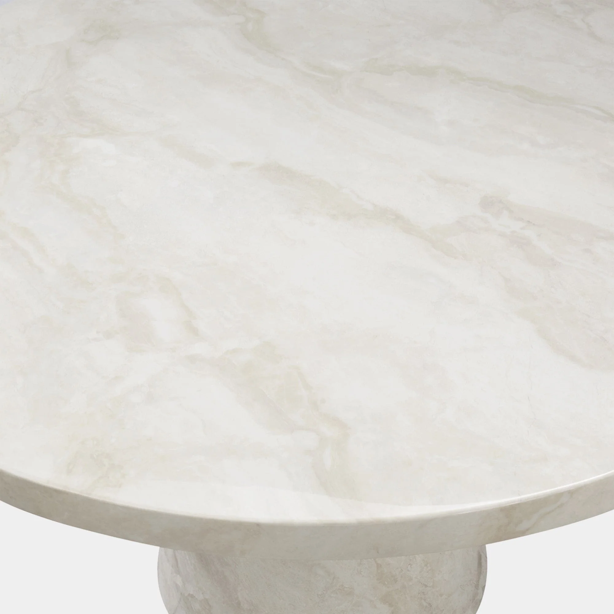Glacier - Solid Marble Round Dining Table - Image 4