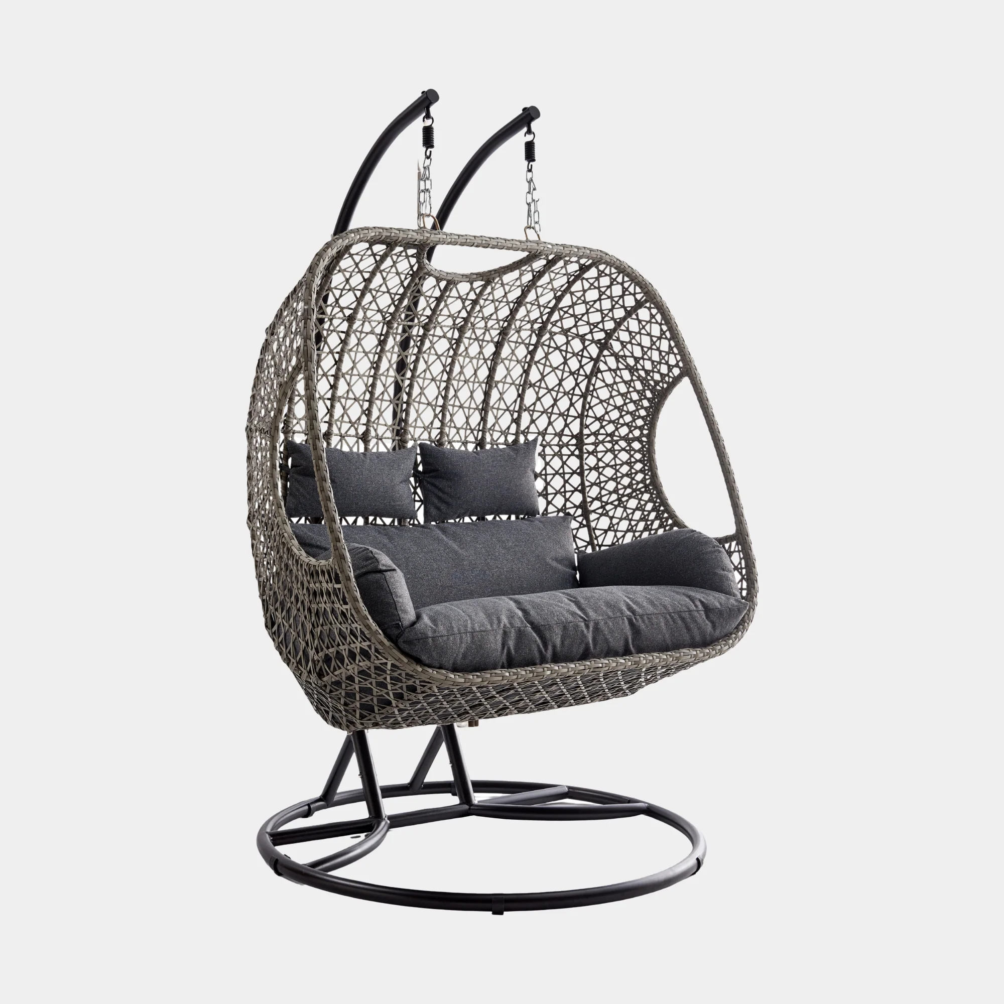 Honduras - Double Hanging Egg Chair With Cushions - Image 3