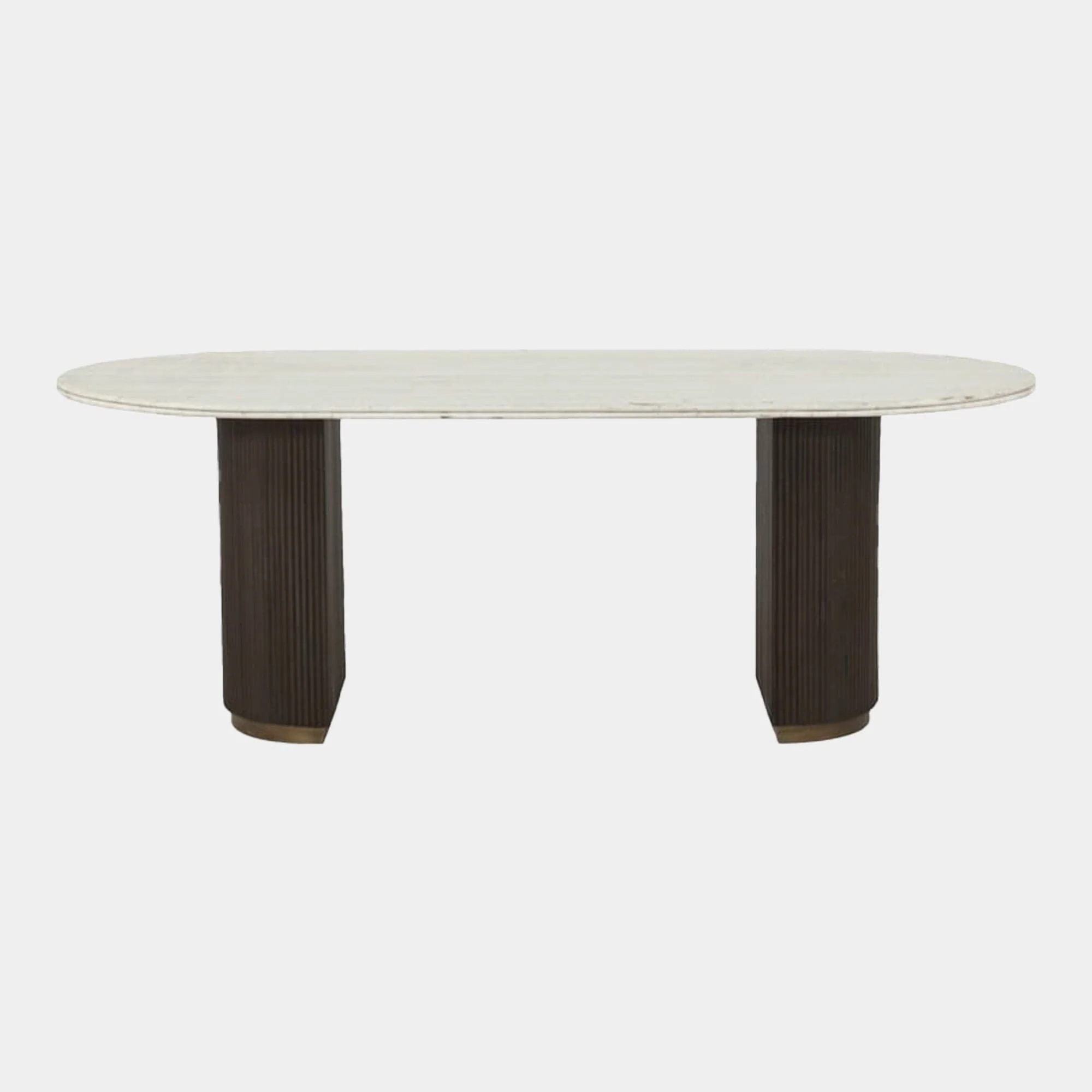 Seabrook - Marble Oval Dining Table - Image 3